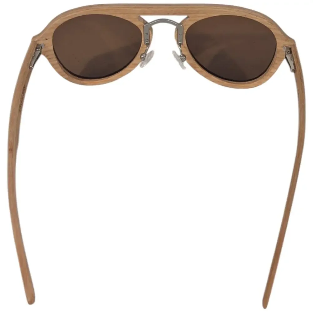 Earth Wood Cruz Sunglasses Light Brown Beige